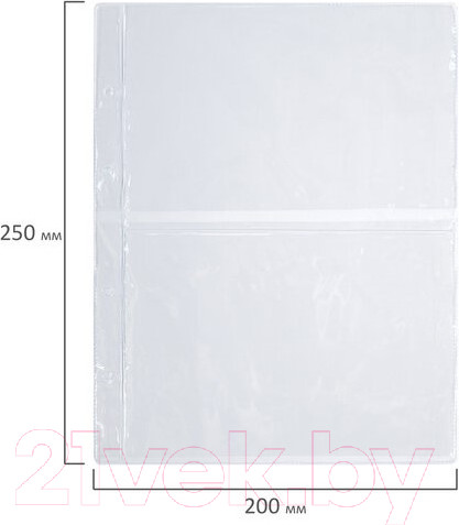 Изображение товара Набор листов для коллекционирования Staff Optima на 2 боны / 238081 (10шт)