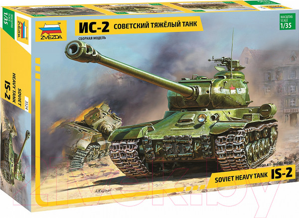 Изображение товара Сборная модель Звезда Советский танк Ис-2 / 3524