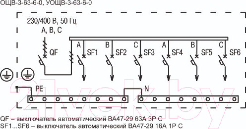 Изображение товара Ящик силовой IEK MSM10-3N-06-31