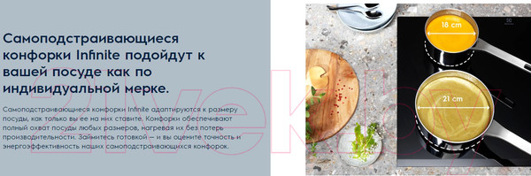 Изображение товара Индукционная варочная панель Electrolux EIV63440BW