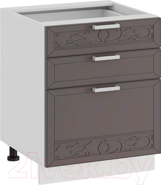 Изображение товара Шкаф-стол кухонный ТриЯ Долорес 1Н5Я3 (белый/муссон)