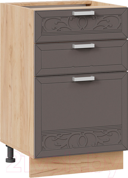 Изображение товара Шкаф-стол кухонный ТриЯ Долорес 1Н5Я3 (дуб крафт золотой/муссон)