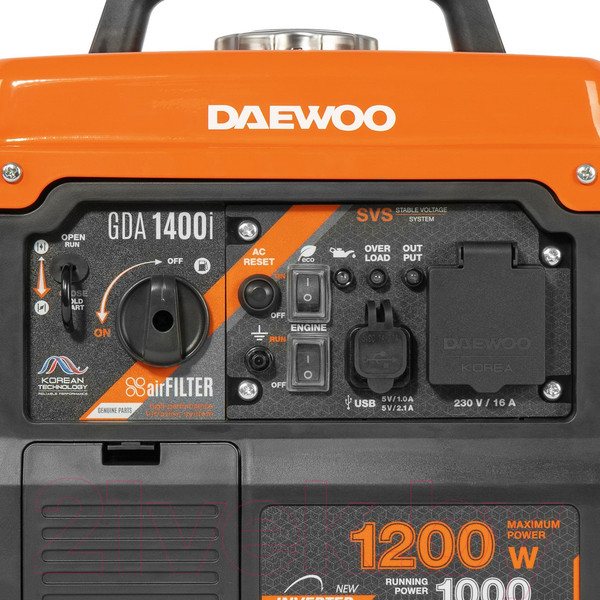Изображение товара Инверторный генератор Daewoo Power GDA 1400i