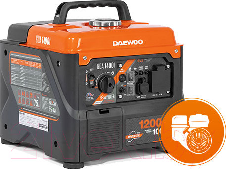 Изображение товара Инверторный генератор Daewoo Power GDA 1400i
