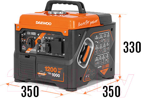 Изображение товара Инверторный генератор Daewoo Power GDA 1400i