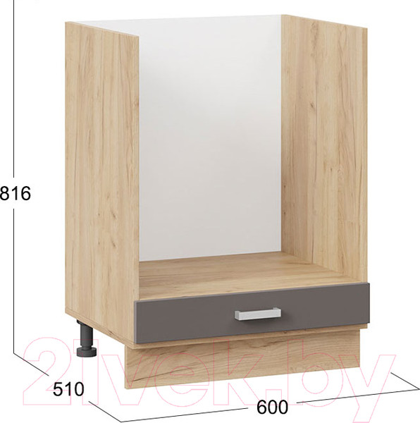 Изображение товара Шкаф под духовку ТриЯ Долорес 1Н6Б (дуб крафт золотой/муссон)