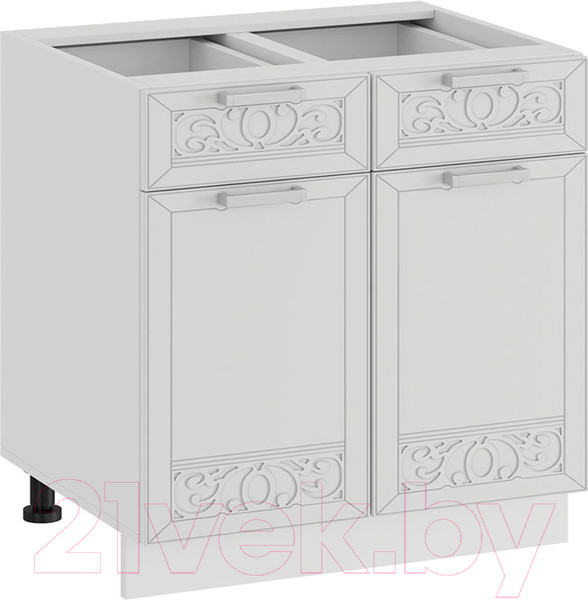 Изображение товара Шкаф-стол кухонный ТриЯ Долорес 1Н6Я1 (белый/сноу)