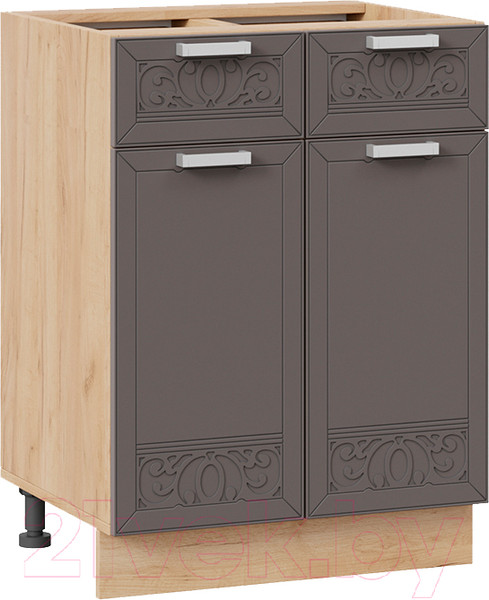 Изображение товара Шкаф-стол кухонный ТриЯ Долорес 1Н6Я1  (дуб крафт золотой/муссон)