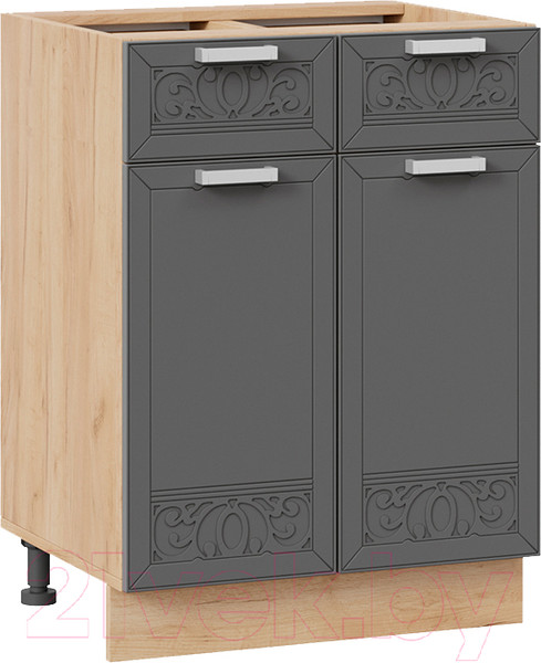 Изображение товара Шкаф-стол кухонный ТриЯ Долорес 1Н6Я1 (дуб крафт золотой/титан)