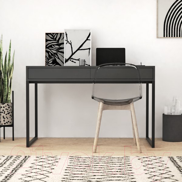 Изображение товара Письменный стол Crafto Лорди Лофт 06 120x60x80 (графит)