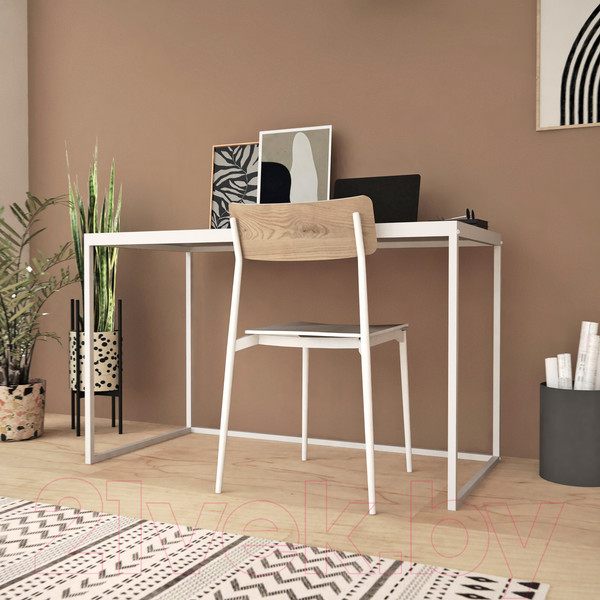 Изображение товара Письменный стол Crafto Вествуд Лофт 01 120x60x75 (белый)