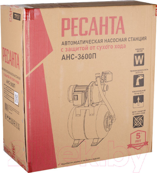 Изображение товара Насосная станция Ресанта АНС-3600П (77/1/1)