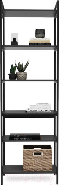 Изображение товара Стеллаж Crafto Симпл Лофт 07 60x32x190 (графит)