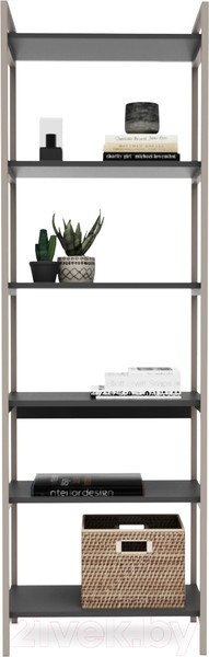 Изображение товара Стеллаж Crafto Симпл Лофт 11 60x32x190 (латте/графит)
