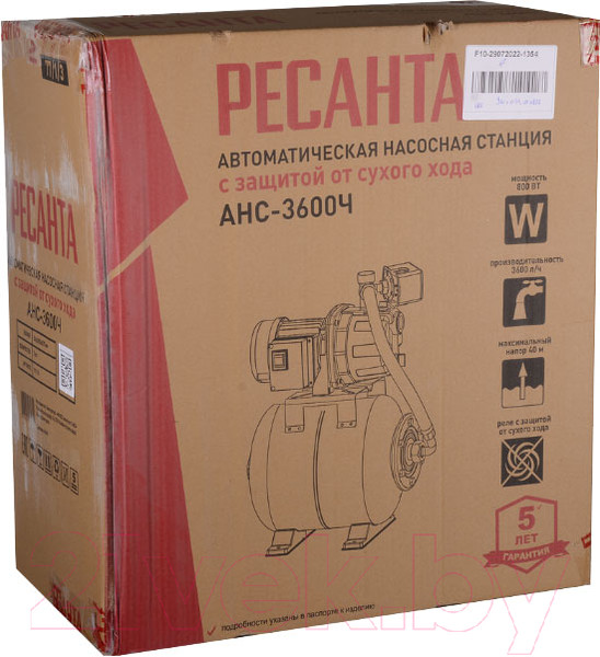 Изображение товара Насосная станция Ресанта АНС-3600Ч (77/1/3)