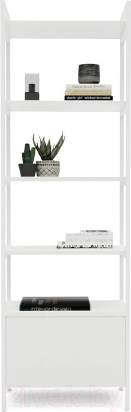 Изображение товара Стеллаж Crafto Бонд Мини Лофт 01 60x32x190 (белый)