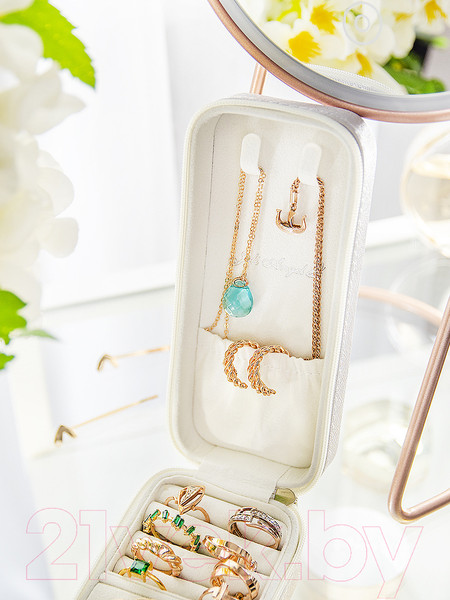 Изображение товара Шкатулка Joli Angel Бэтти SR-703 (белый/экокожа)