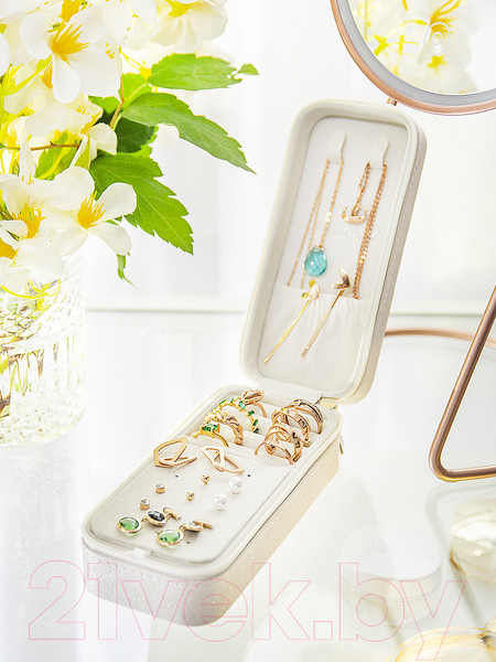 Изображение товара Шкатулка Joli Angel Бэтти SR-703 (белый/экокожа)