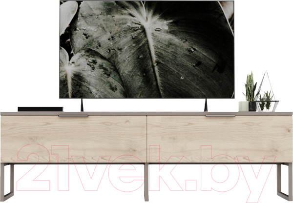 Изображение товара Тумба Crafto Рокки 06 150x38x47 (латте/каштан)