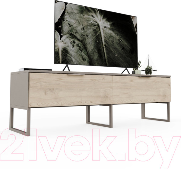 Изображение товара Тумба Crafto Рокки 06 150x38x47 (латте/каштан)