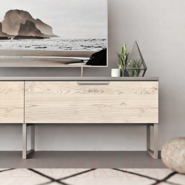 Изображение товара Тумба Crafto Рокки 06 150x38x47 (латте/каштан)