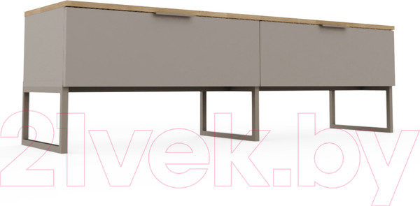 Изображение товара Тумба Crafto Рокки 07 150x38x47 (дуб/латте)