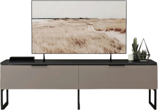 Изображение товара Тумба Crafto Рокки 08 150x38x47 (латте/графит)