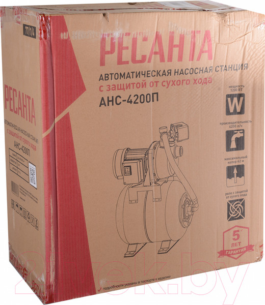 Изображение товара Насосная станция Ресанта АНС-4200П (77/1/4)