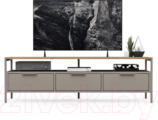 Изображение товара Тумба Crafto Фрида 06 154x40x47 (дуб/латте)