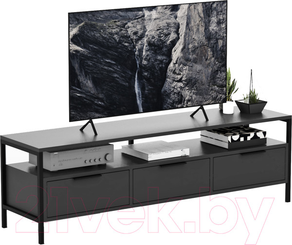 Изображение товара Тумба Crafto Фрида 08 154x40x47 (графит)