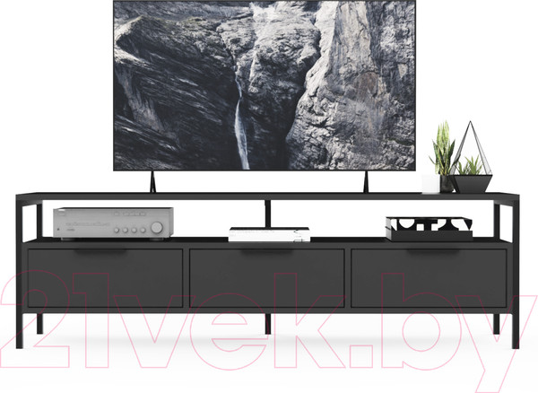 Изображение товара Тумба Crafto Фрида 08 154x40x47 (графит)