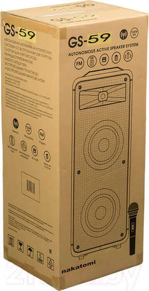 Изображение товара Портативная колонка Nakatomi GS-59