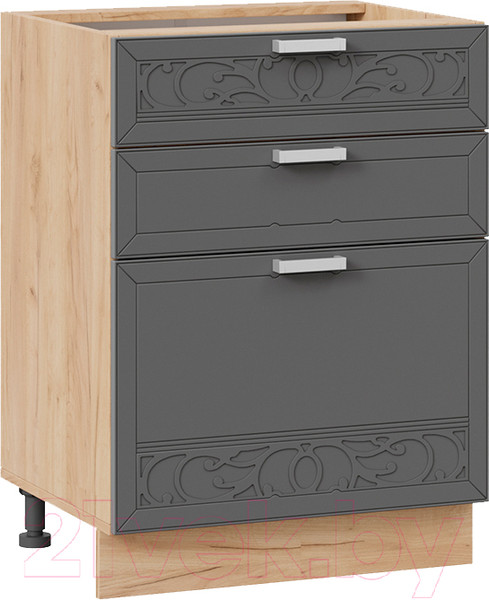 Изображение товара Шкаф-стол кухонный ТриЯ Долорес 1Н6Я3 (дуб крафт золотой/титан)