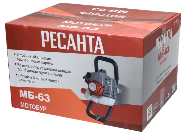 Изображение товара Мотобур земляной Ресанта МБ-63 (70/13/31)