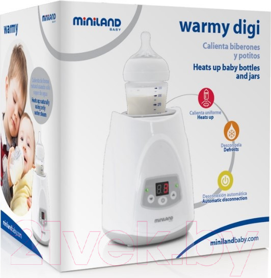 Изображение товара Подогреватель для бутылочек Miniland Warmy Digy / 89204