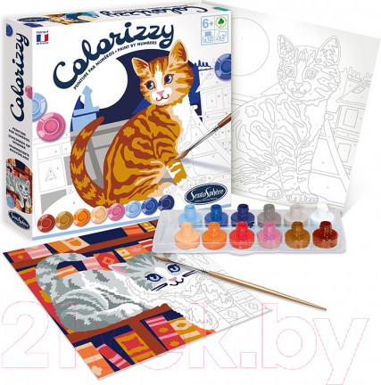 Изображение товара Картина по номерам SentoSphere Кошки / 4503