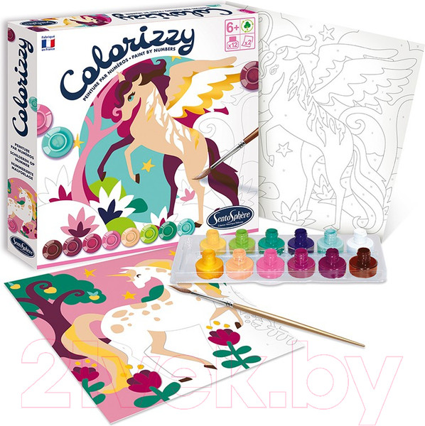 Изображение товара Картина по номерам SentoSphere Пегасы / 4507