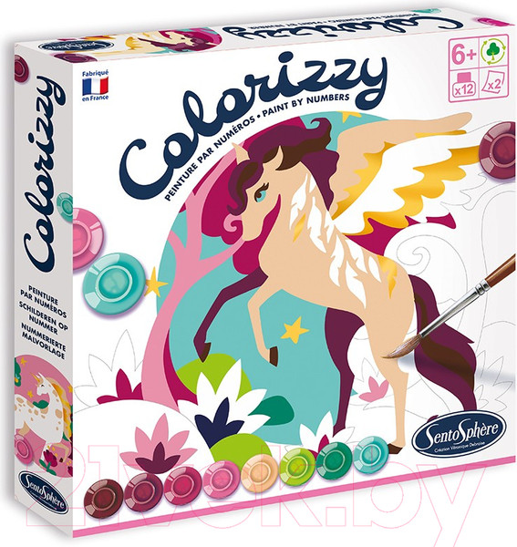 Изображение товара Картина по номерам SentoSphere Пегасы / 4507