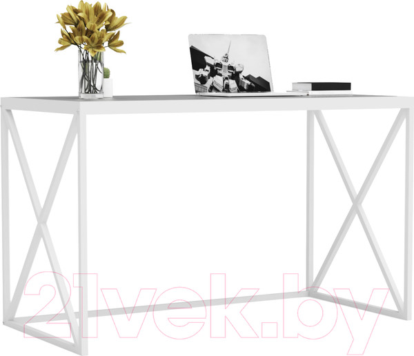 Изображение товара Письменный стол Crafto Модерн Лофт 01 120x60x75 (белый)