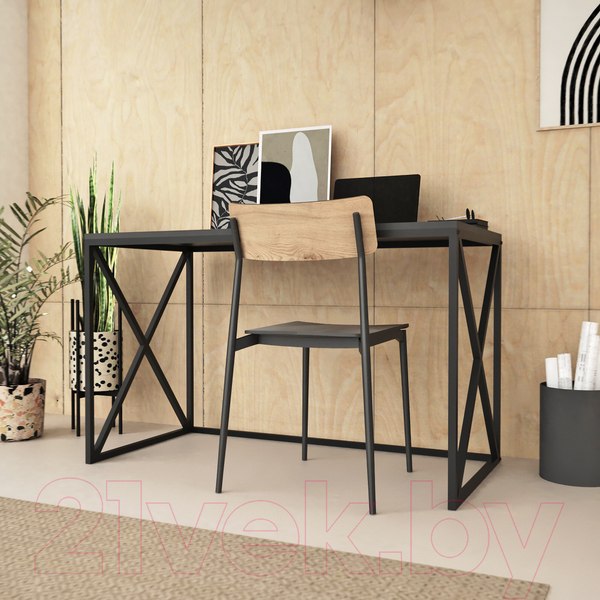 Изображение товара Письменный стол Crafto Модерн Лофт 02 120x60x75 (графит)