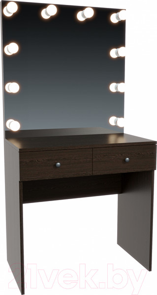 Изображение товара Туалетный столик с зеркалом Мир Мебели С подсветкой 14 ZW