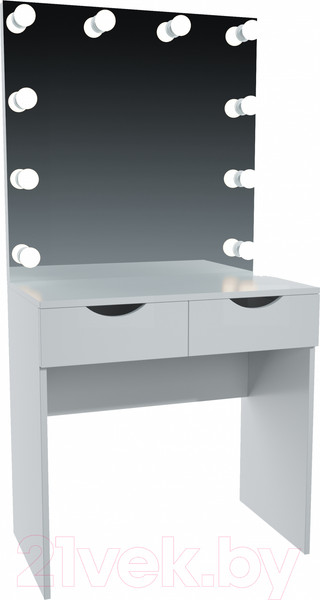 Изображение товара Туалетный столик с зеркалом Мир Мебели С подсветкой 15 ZB