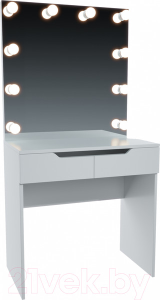 Изображение товара Туалетный столик с зеркалом Мир Мебели С подсветкой 16 ZB