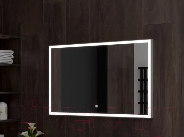 Изображение товара Зеркало Континент Frame Silver Led 120x70