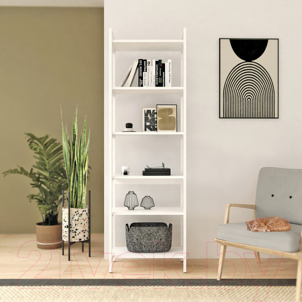 Изображение товара Стеллаж Crafto Симпл Лофт 01 60x32x190 (белый)