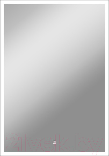 Изображение товара Зеркало Континент Frame Silver Led 70x100