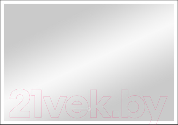 Изображение товара Зеркало Континент Frame Black Led 100x70