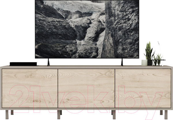 Изображение товара Тумба Crafto Анри 04 150x38x47 (латте/каштан)