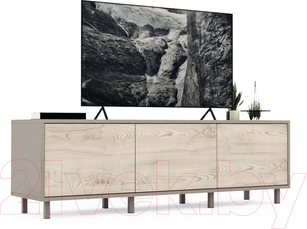 Изображение товара Тумба Crafto Анри 04 150x38x47 (латте/каштан)