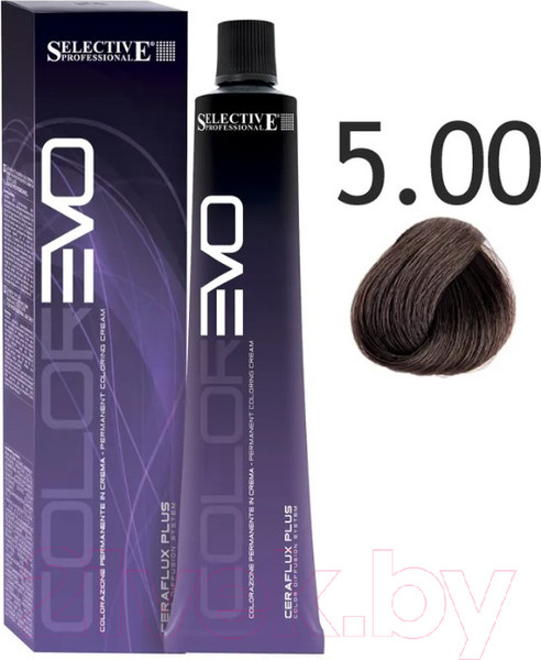Изображение товара Крем-краска для волос Selective Professional Colorevo 5.00 / 84500 (100мл, светло-каштановый глубокий)